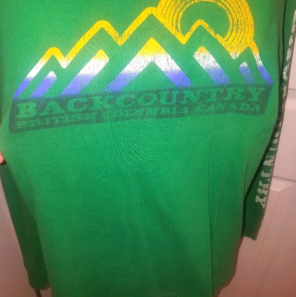 PRICE⬇️VINTAGE FIT. DISTRESSED PRINT. OLD NAVY LONGSLEEVED SHIRT. MEN'S L. - Picture 2 of 5